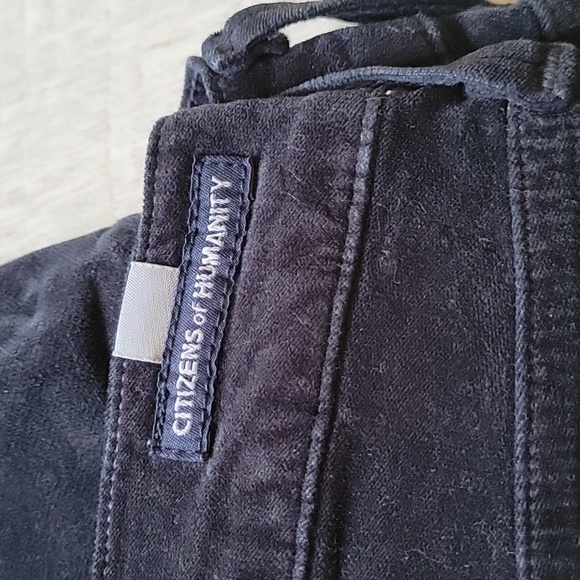 Citizens of Humanity gray velvet skinny leg pants size 27 - Picture 2 of 15